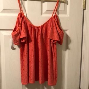 Lucy Love off the shoulder top